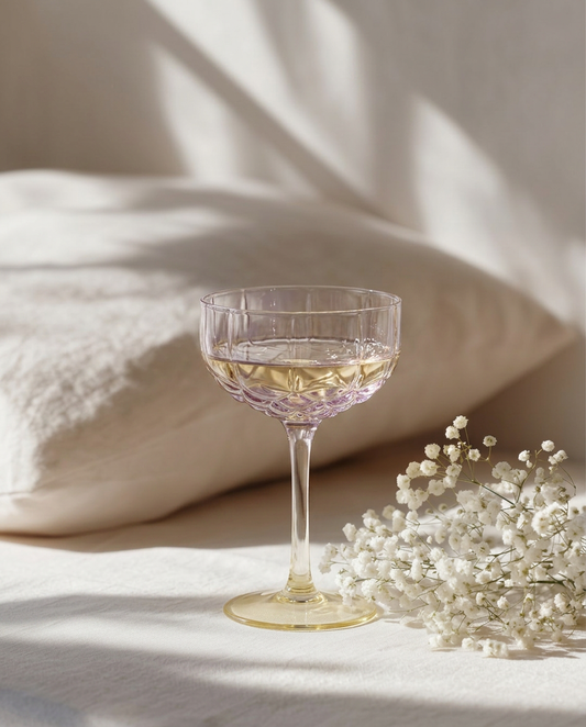 The Pink Blush Cocktail Coupe - Pink