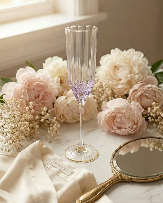 The Pink Blush Champagne Flute - Pink