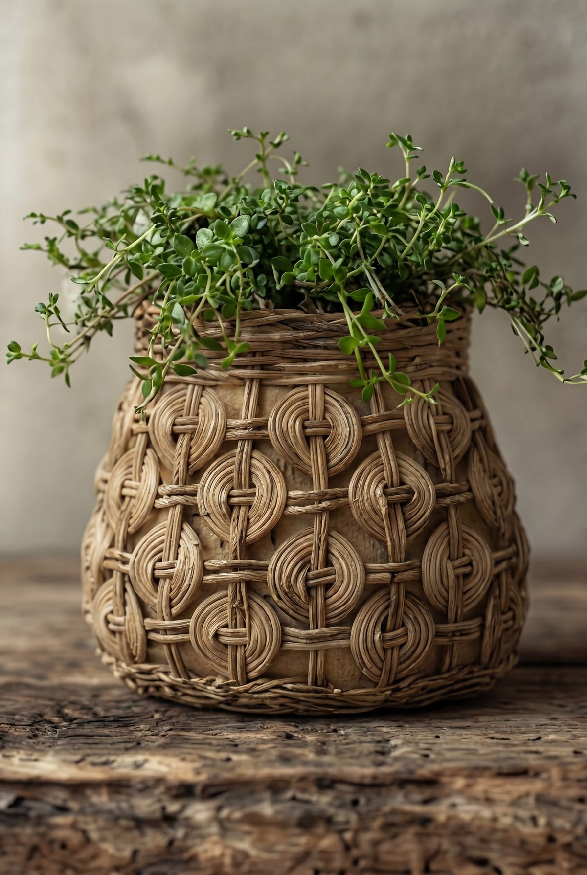 The Knot Concrete Planter - M