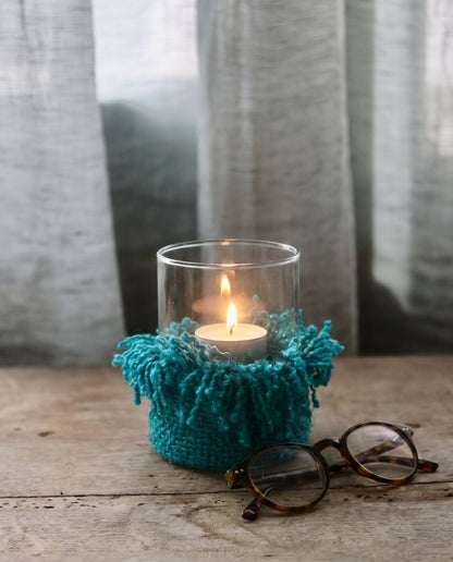 The Oh My Gee Candle Holder - Aqua - L
