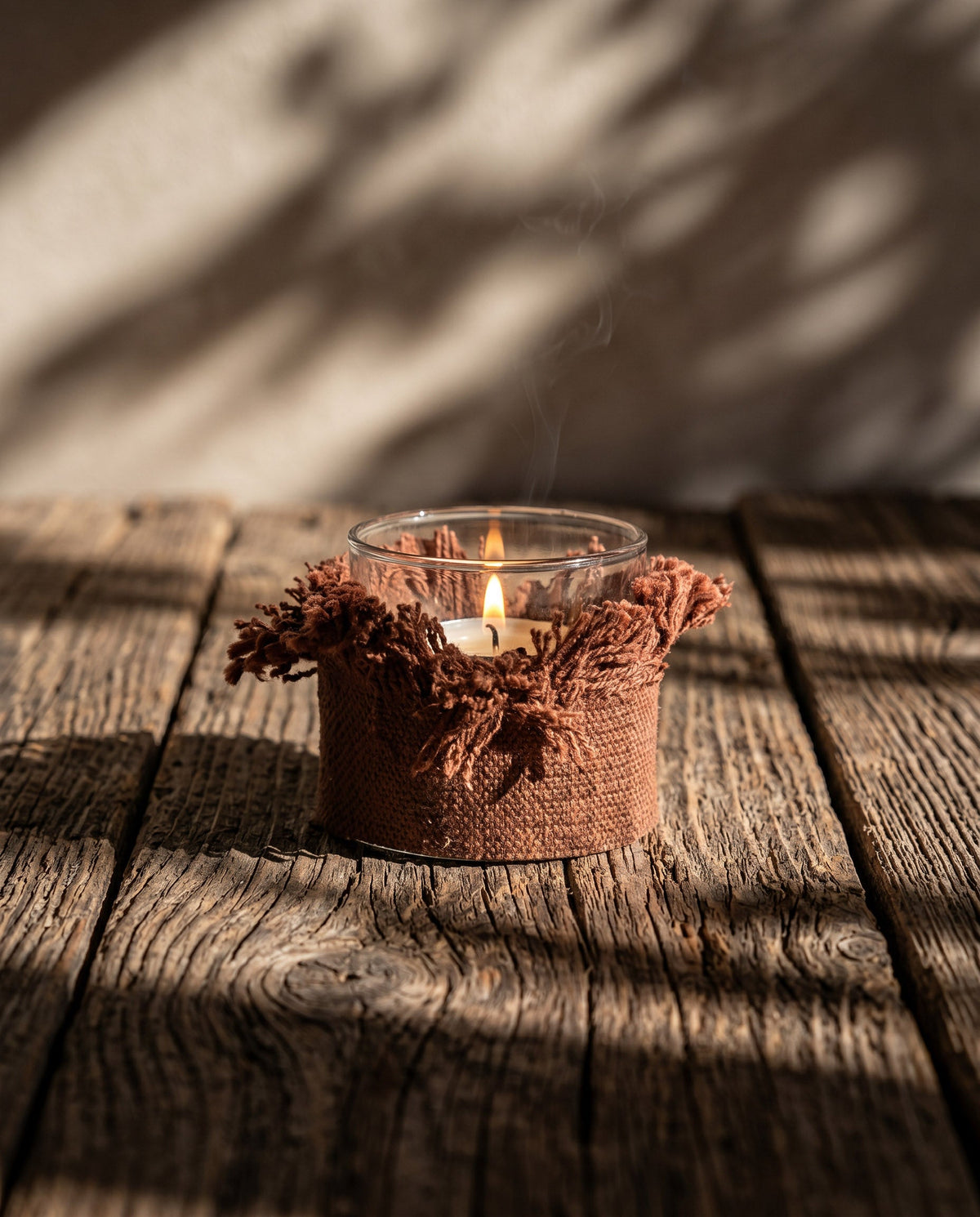The Oh My Gee Candle Holder - BurgundyVelvet - S