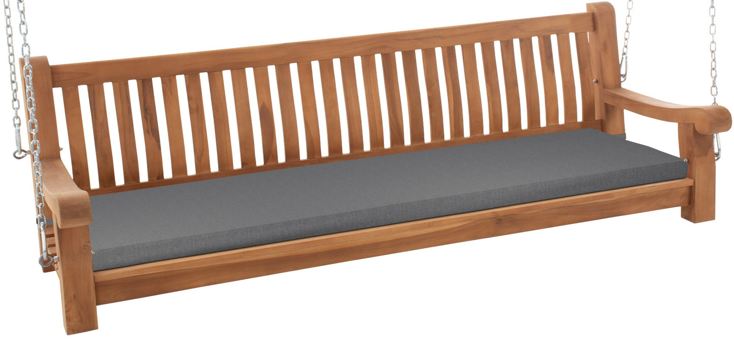 Weatherproof Rocking Bench Joyce with Cushions