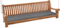 Weatherproof Rocking Bench Joyce with Cushions