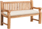 Teak Garden Bench Jackson with Cushions