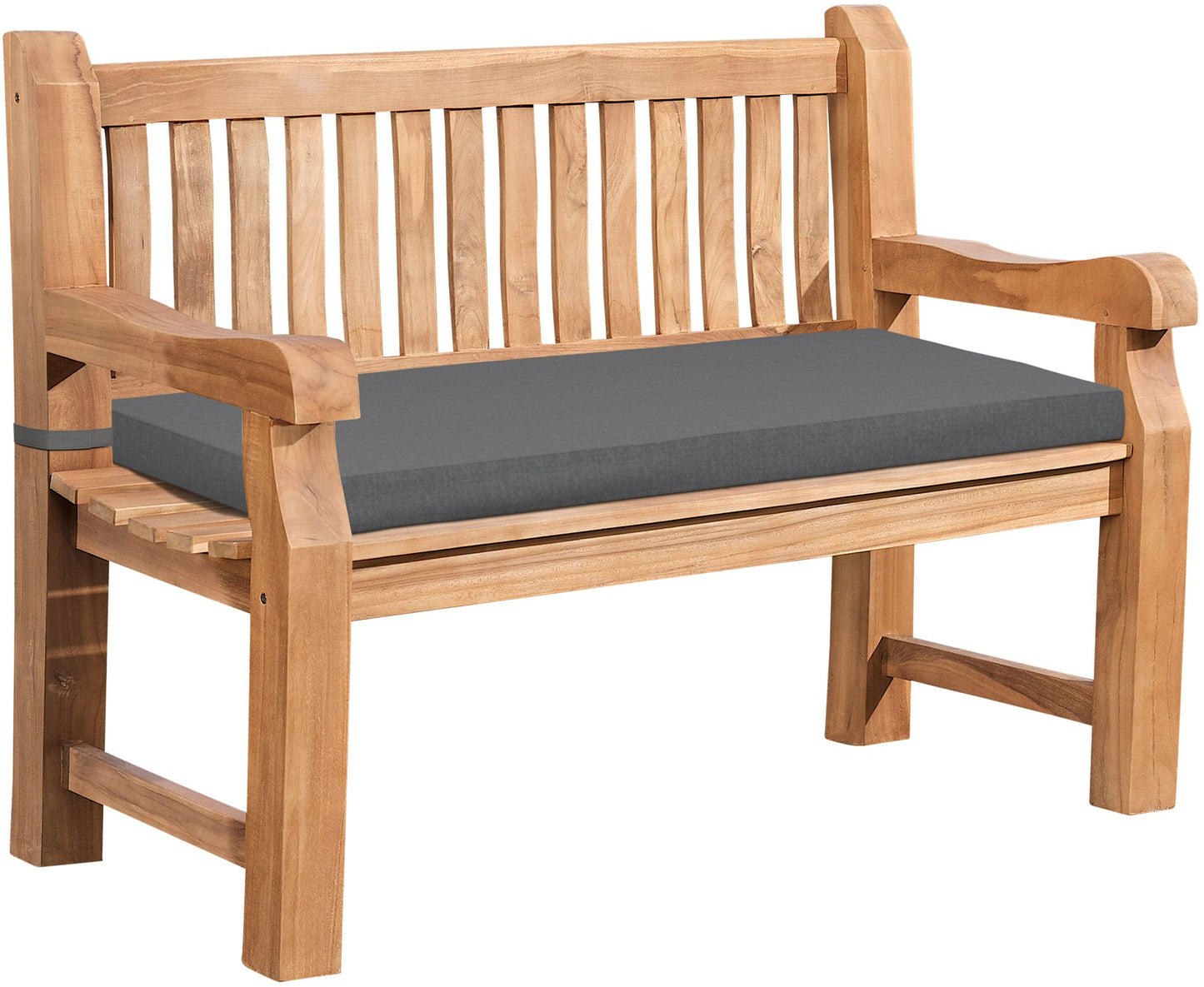 Teak Garden Bench Jackson with Cushions