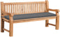 Teak Garden Bench Jackson with Cushions