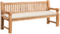 Teak Garden Bench Jackson with Cushions