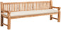Teak Garden Bench Jackson with Cushions
