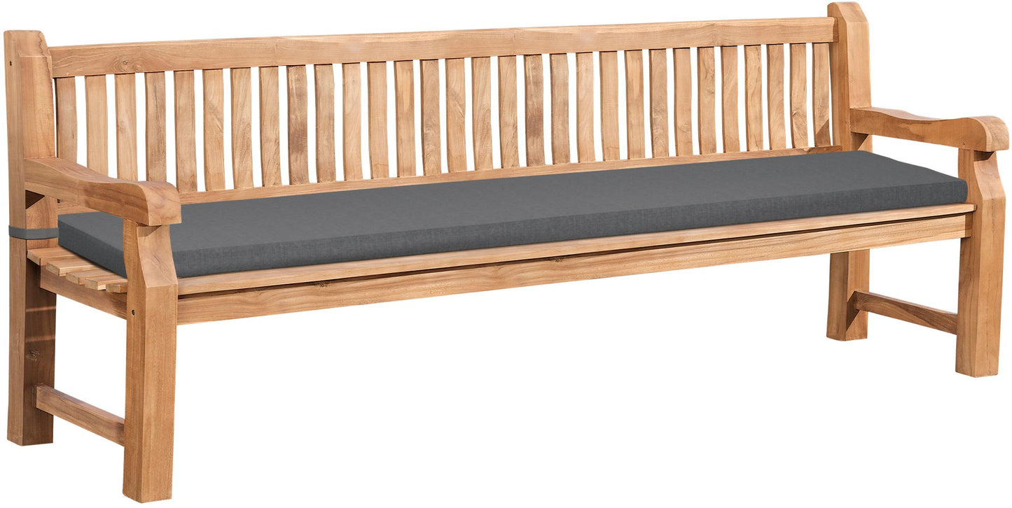 Teak Garden Bench Jackson with Cushions