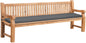 Teak Garden Bench Jackson with Cushions