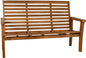 Teak Bench Nicosia with Reclining Function
