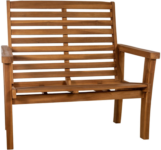 Teak Bench Nicosia with Reclining Function