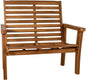 Teak Bench Nicosia with Reclining Function