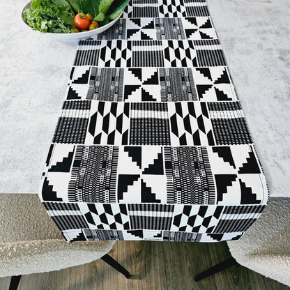 Set of 2 Table Runners 160x35cm | 180x35 | 200x35cm | 100% Cotton African Print Fabric-0