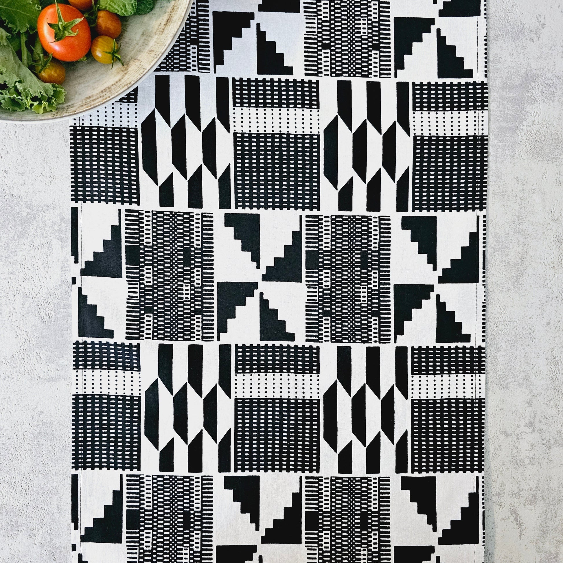 Set of 2 Table Runners 160x35cm | 180x35 | 200x35cm | 100% Cotton African Print Fabric-2