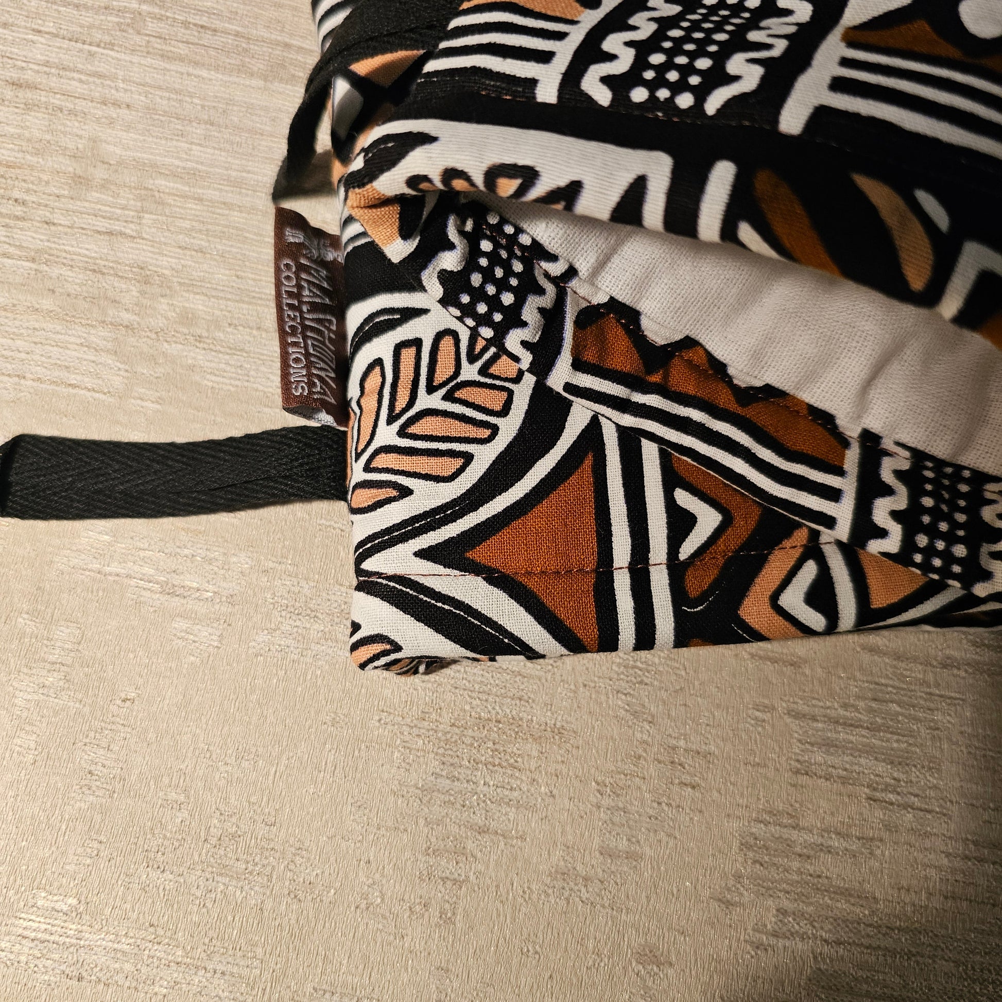 Set of 2 Oven Gloves | African Print 100% Cotton Fabric-3