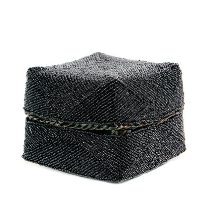 The Beaded Basket - Black - L