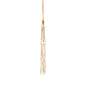The Long Shell Tassel - White