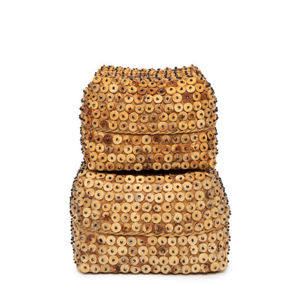 The Coconut Shell Basket - Natural - L