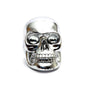 The Resin Skull Head Silver M
