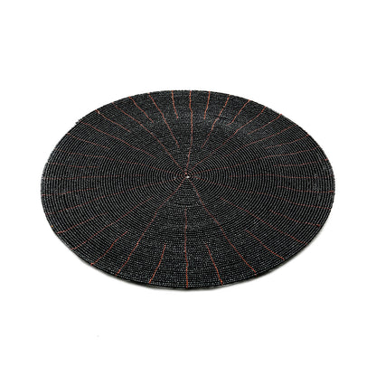 The Beaded Placemat - Black