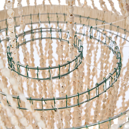 The Ocean Tower Shell Chandelier - Natural - L