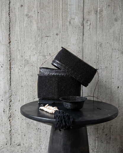 The Beaded Treasure Box - Black