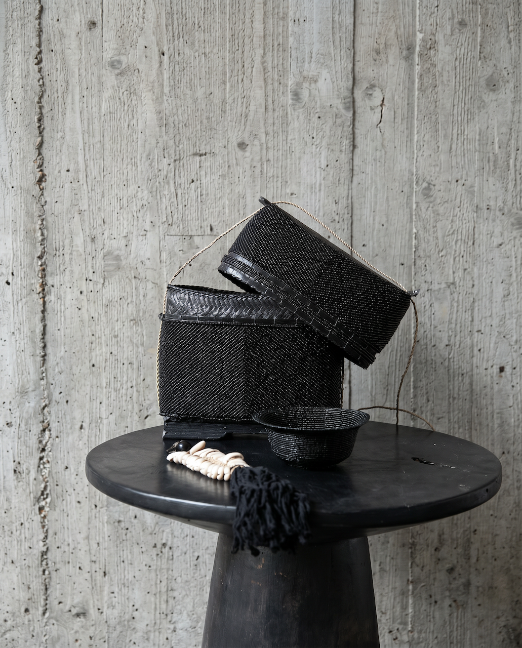 The Beaded Treasure Box - Black