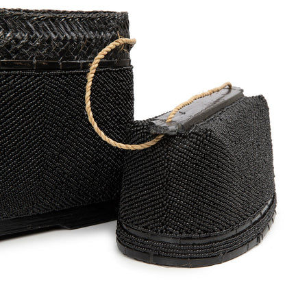 The Beaded Treasure Box - Black