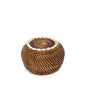 The Colonial Peek-a-Boo Basket - Natural Brown - S