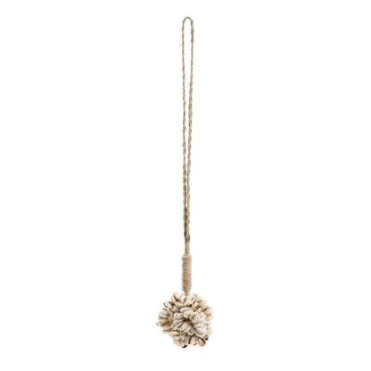 The Door Shell Cowrie Tassel - Natural