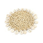 The Raffia Shell Coaster - Natural