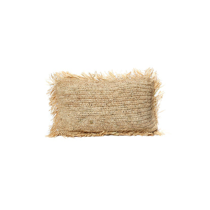 Raffia Rectangular Cushion Cover - Natural - 30x50