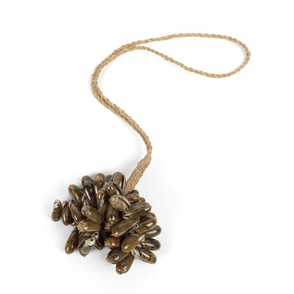 The Brown Cowrie Shell Tassel