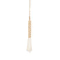 The Wooden Beads with Cotton Tassel - Natural White