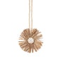 The Raffia Flower Tassel - Natural