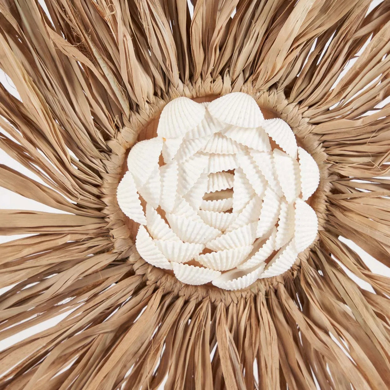 The Raffia Flower Tassel - Natural