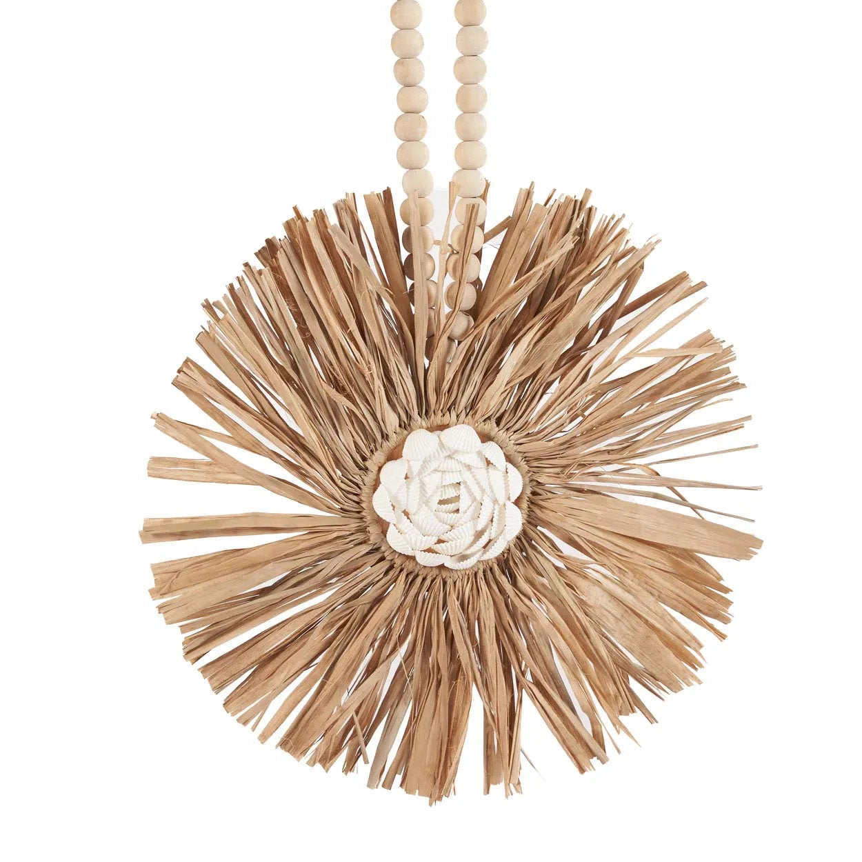 The Raffia Flower Tassel - Natural