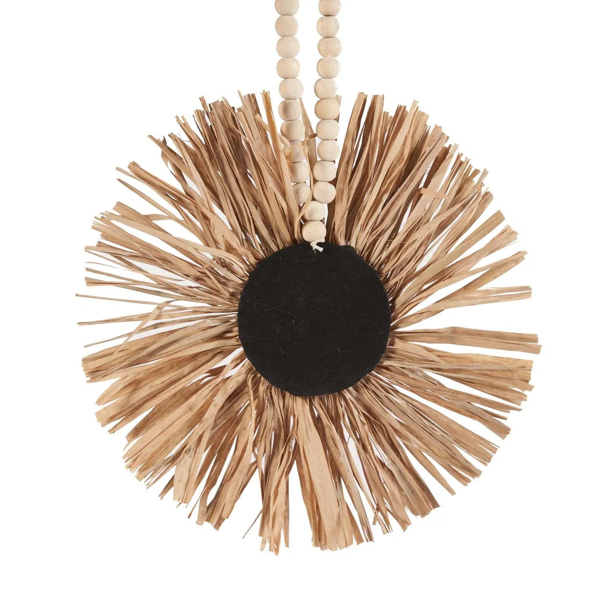 The Raffia Flower Tassel - Natural