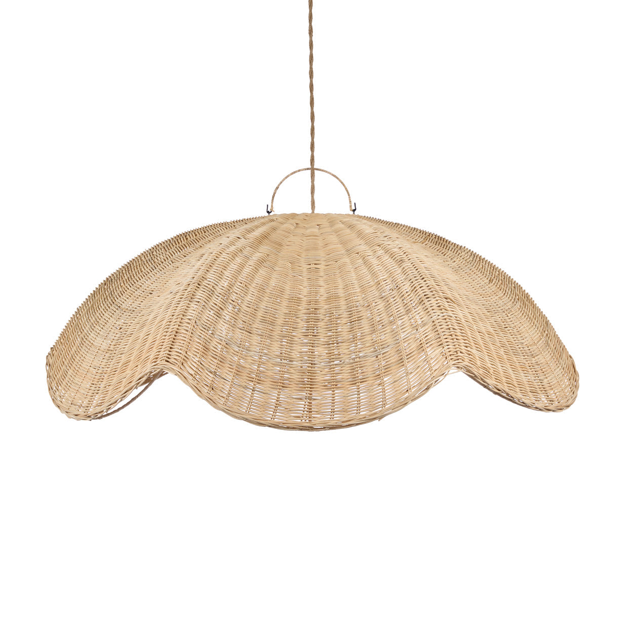 The Wave Pendant - Natural- XL