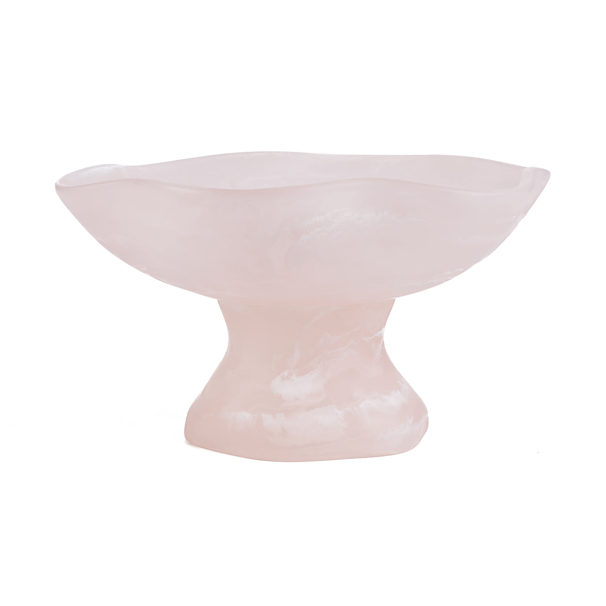 Resin Organic Fruit Stand - Pink and White