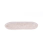 The Resin Oval Plate - Pink White