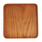 The Teak Square Plate - Natural - M