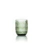 The Moss Ripple Water Glass - Green