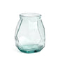 The Wide Origami Vase - Blue