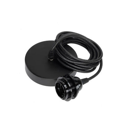 Ceiling Lamp Fitting - Black - 1 Piece