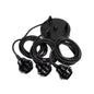 Ceiling Light Fittings - Black - 3 Pieces