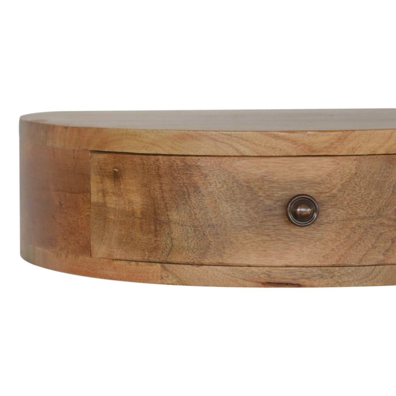 Mesa de Cabeceira de Parede com Bordas Arredondadas