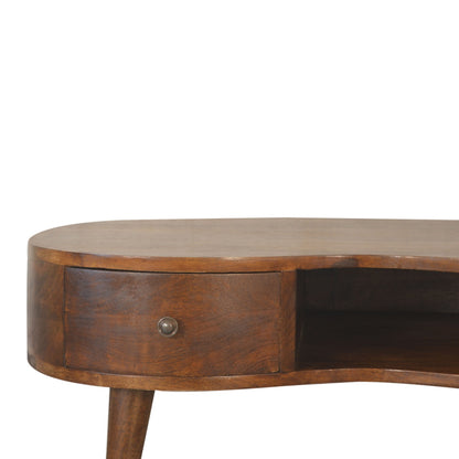 Mesa de Centro Wave Castaño