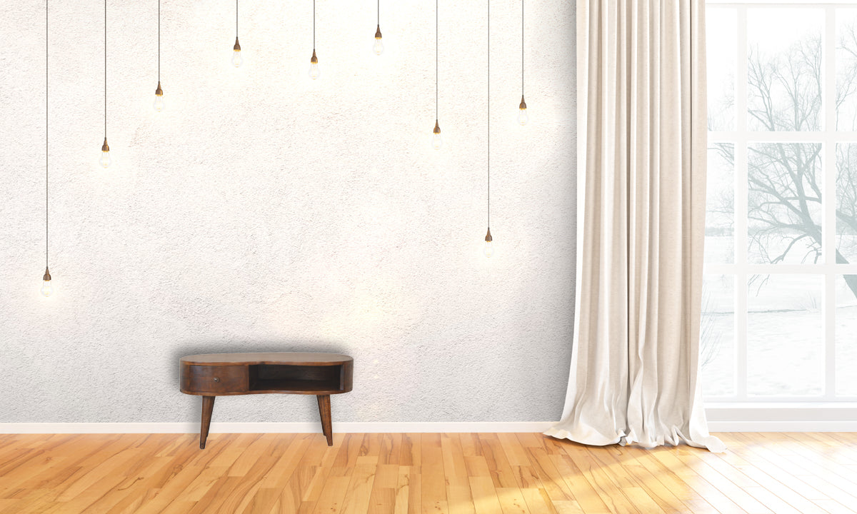 Mesa de Centro Wave Castaño